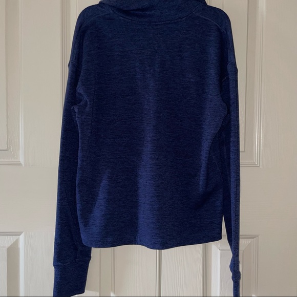 Outdoor Voices Navy Fleece Half Zip Pullover - Picture 3 of 4